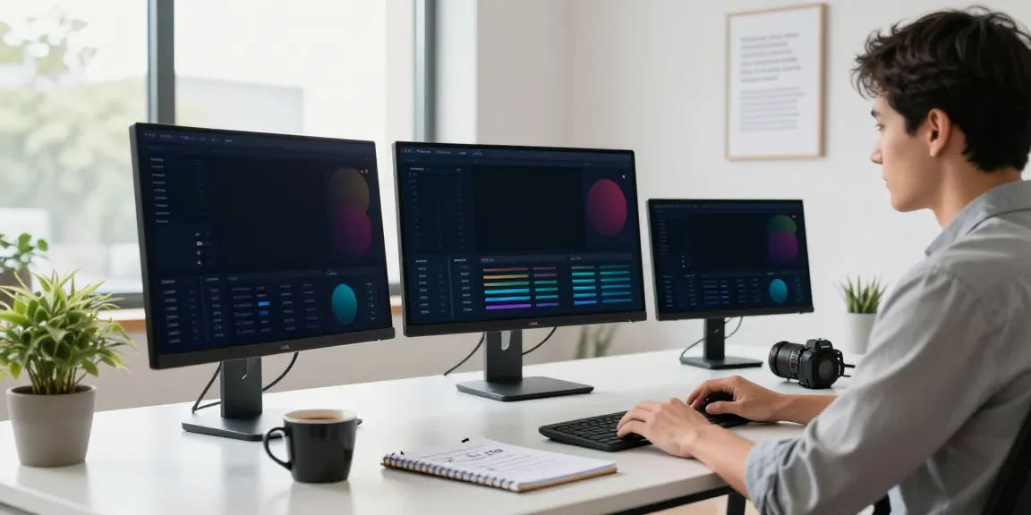 Digital marketer analyzing instant indexing strategies in a modern workspace