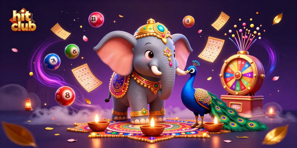Engage in exciting games at hit club with vibrant lottery balls and dynamic prize elements.