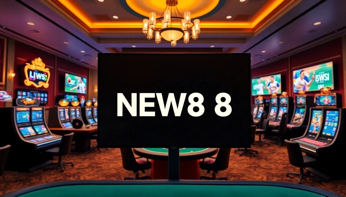 Experience the engaging atmosphere of NEW88's online betting platform with dynamic gaming visuals.