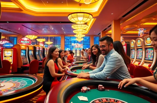 Experience the excitement of online gaming at good88.hu.net with vibrant casino scenes and engaging players.