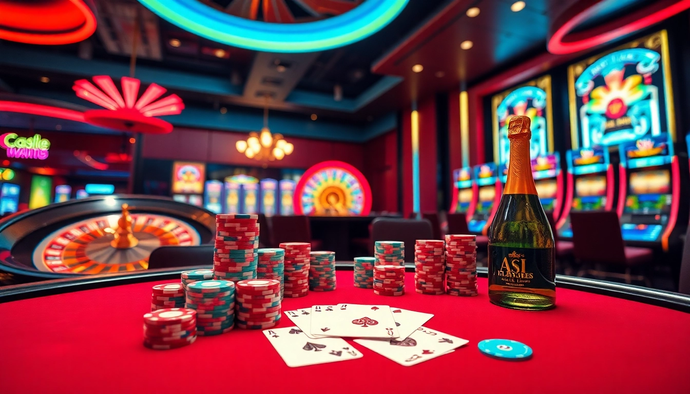 Hello88 players enjoying high-stakes poker at an elegant casino table surrounded by excitement.