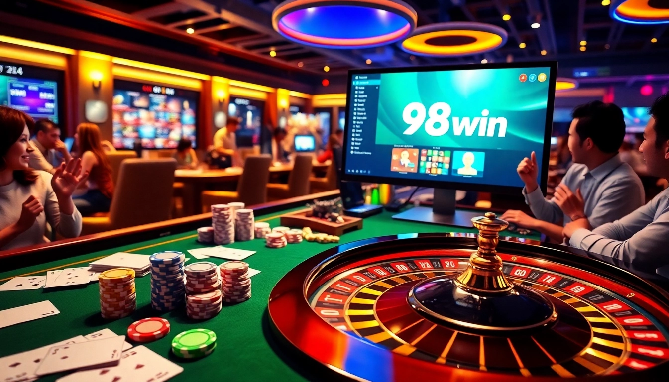 Experience excitement at the 98win casino with engaging games, vibrant slots, and thrilling poker action.