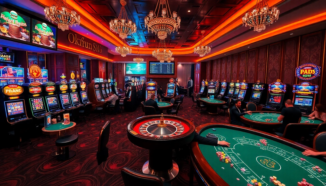 Experience the thrill of winning at okfun casino with vibrant games and stunning ambiance.