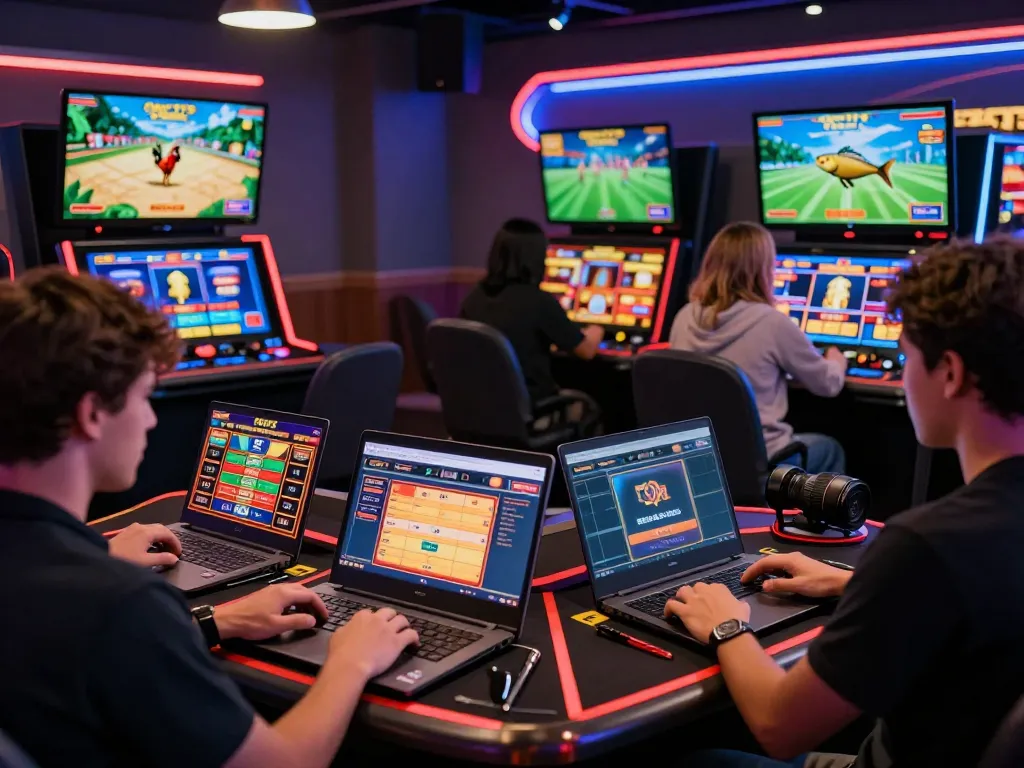 Thrilling online gambling experience at Oke179 featuring engaging games and vibrant graphics.
