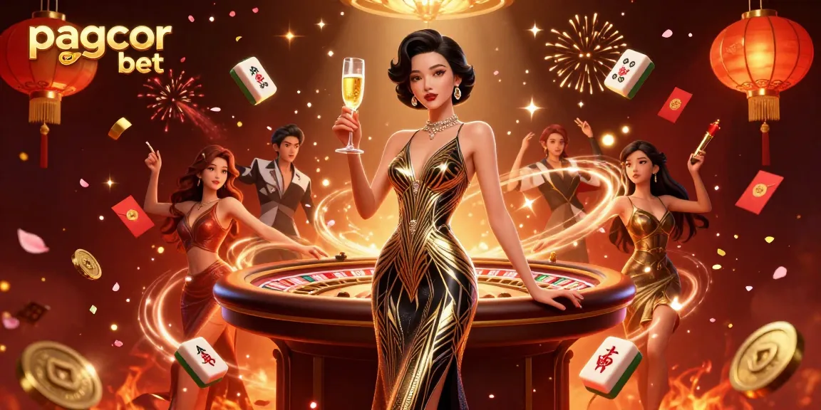 Experience excitement with pagcor bet in a vibrant casino scene involving glamorous characters and action elements.