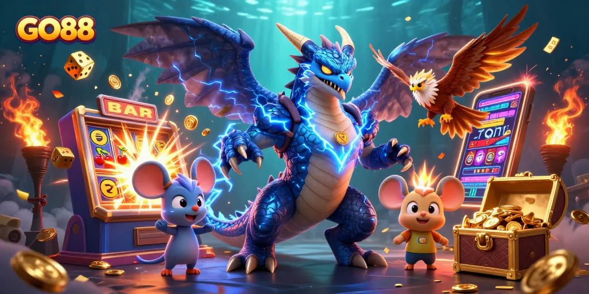 Win big with GO88's thrilling slot games, featuring dynamic jackpots and vibrant visuals.