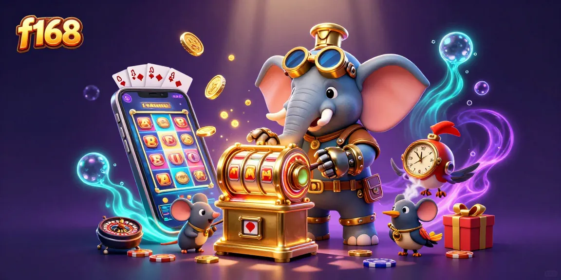 Spin the reels at f168 and win big with exciting slot games and vibrant characters in a lively casino scene.