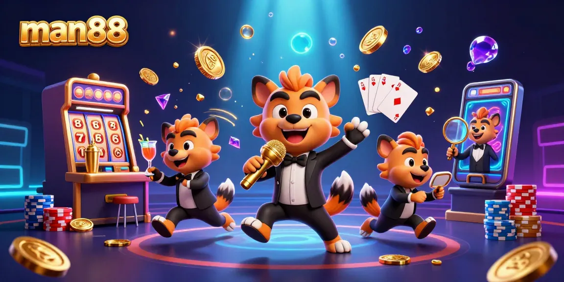 Engage in thrilling gameplay at man88's unique casino club surrounded by a vibrant atmosphere.
