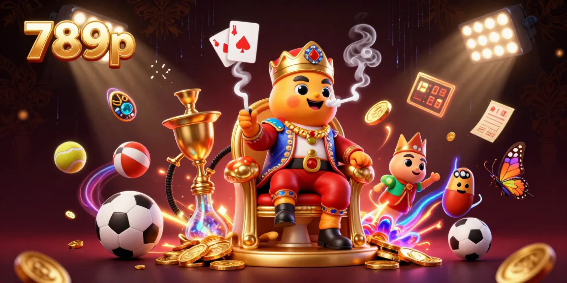Place bets on your favorite games with 789p, featuring a vibrant 3D casino atmosphere and engaging characters.