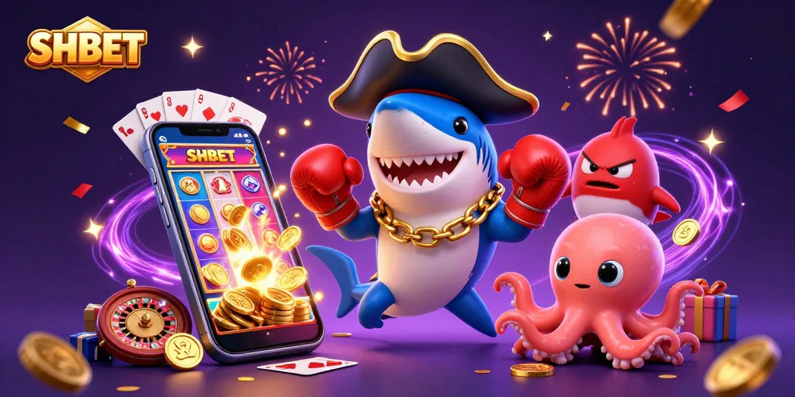 Experience thrilling gameplay at SHBET with vibrant characters and dynamic casino elements.